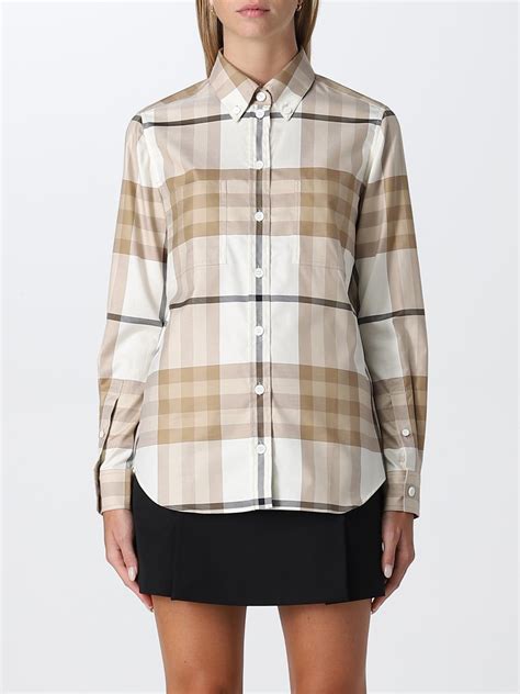 chemise burberry femme prix|Chemises Burberry pour femme .